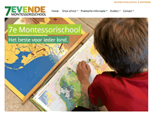 Tablet Screenshot of 7emontessori.nl